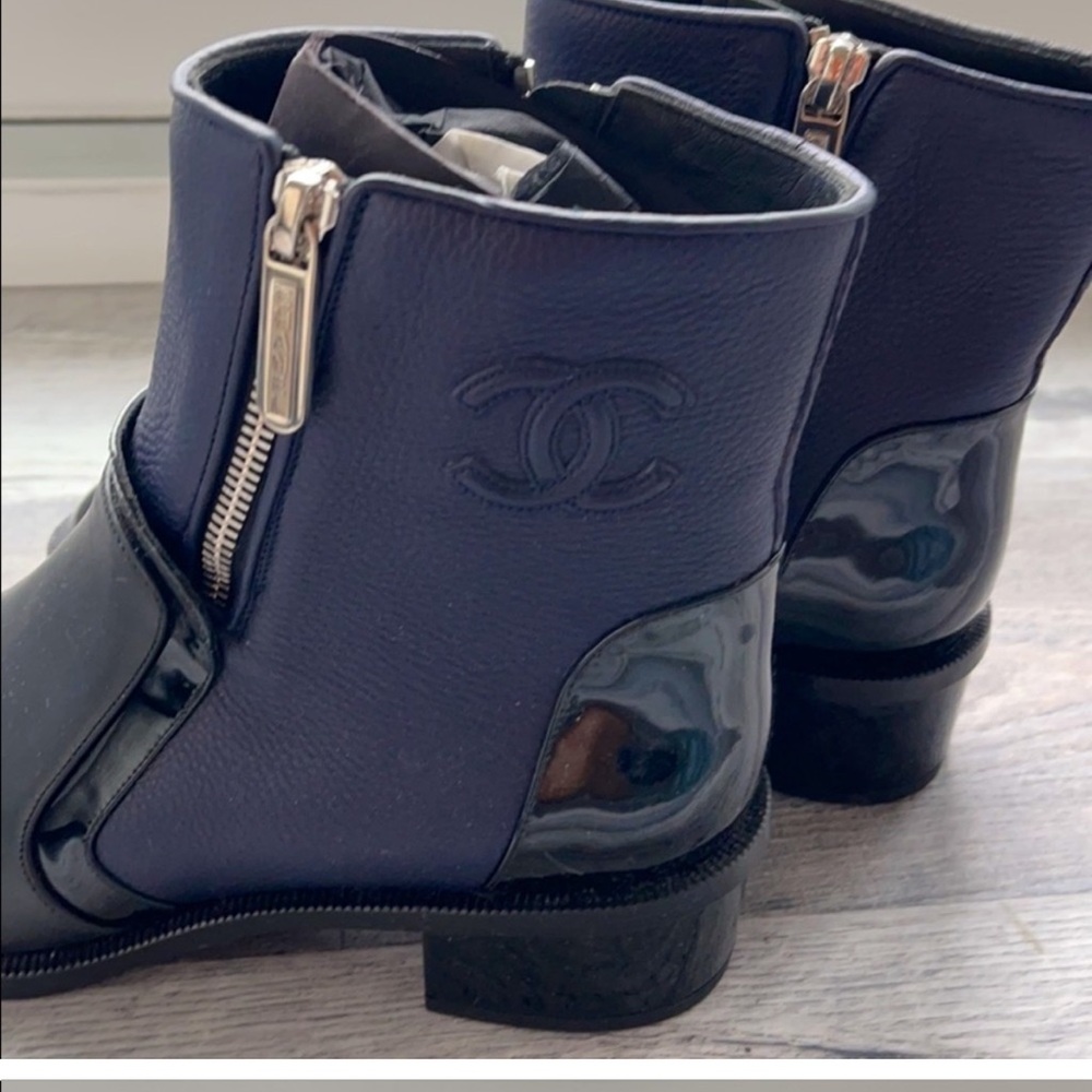 Authentic Chanel Ankle Boots